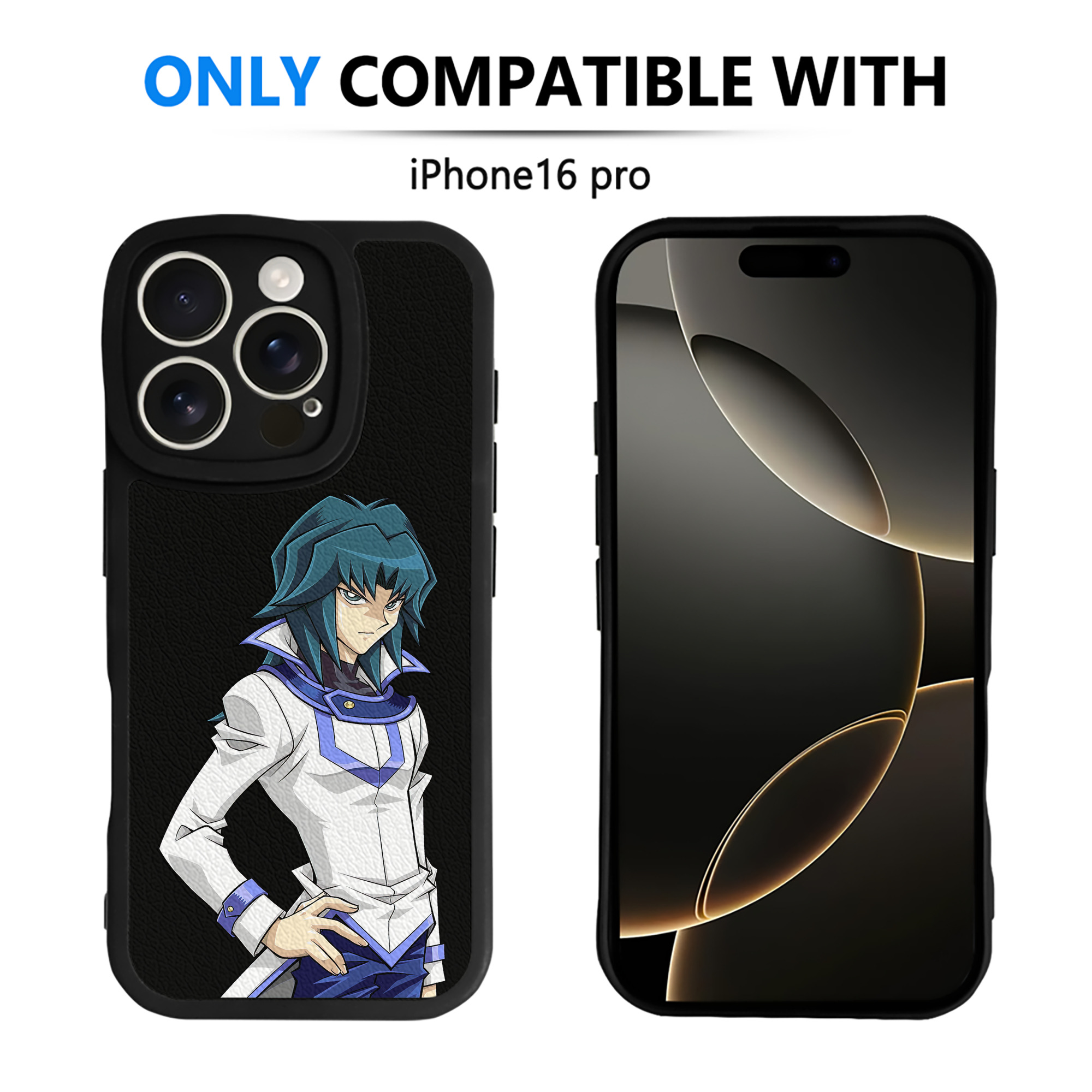 遊☆戯☆王 Yu-Gi-Oh! 【iPhone 16シリーズ対応】シリコンスマホケース（レザー調） 材質：シリコン